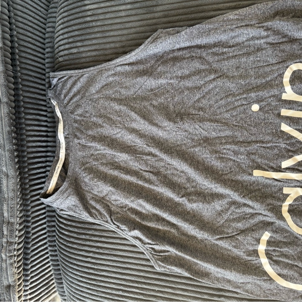 Calvin Klein Gray Sleeveless Top